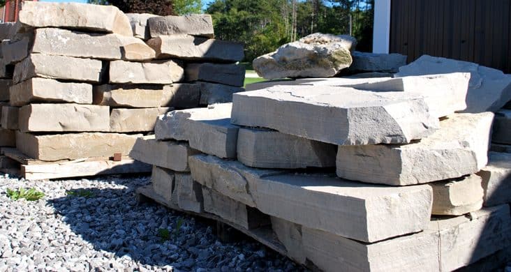 wall stone landscape rocks