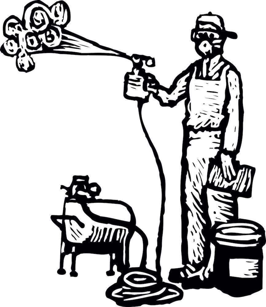 Paint Sprayer Illustration