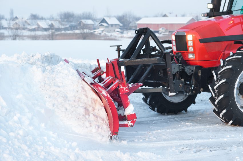 snow blowing and plowing